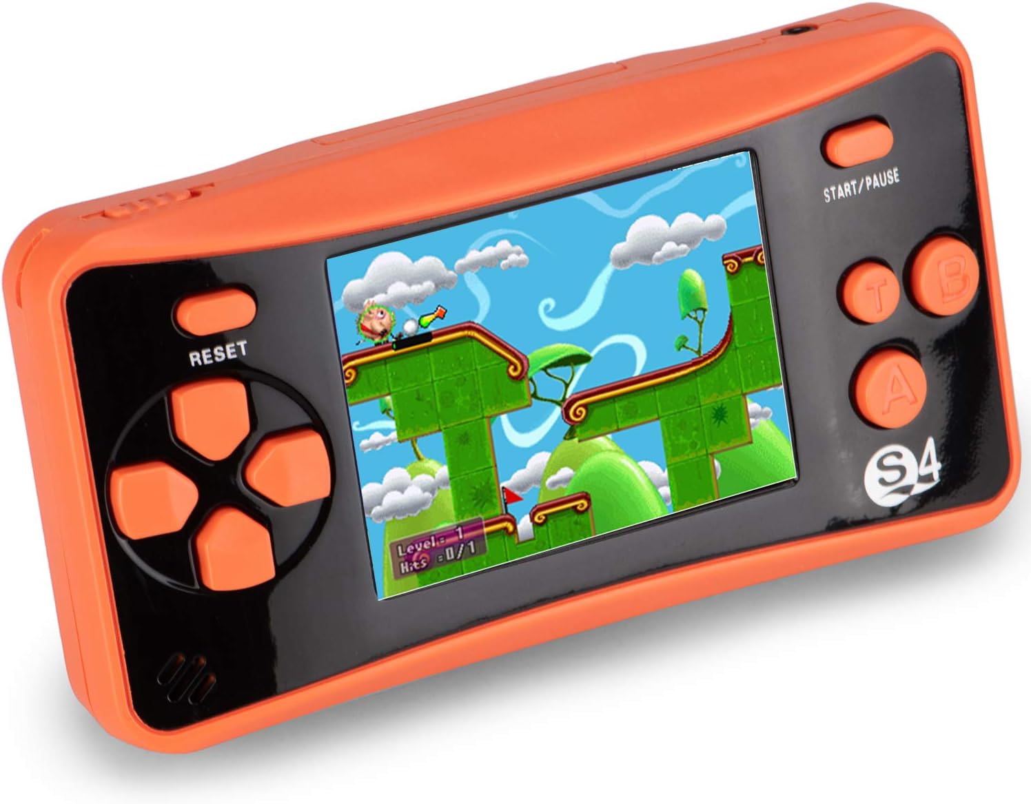 HigoKids Handheld Game for Kids Portable Retro Video Game Player Built-in 182 Classic Games 2.5 inches LCD Screen Family Recreation Arcade Gaming Form Birthday Present for Children-Rose red