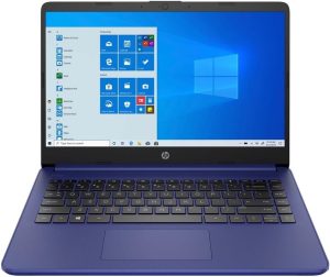 HP Stream 14-inch Laptop, Intel Celeron N4000, 4 GB RAM, 64 GB eMMC, Windows 10 Home in S Mode With Office 365 Personal For 1 Year (14-cb185nr, Royal Blue)