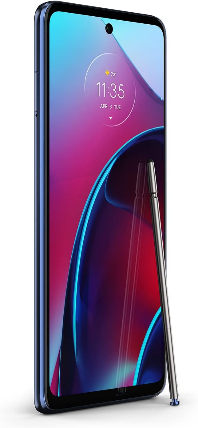 Motorola Moto G Stylus | 2022 | 2-Day battery | Unlocked| Made for US by Motorola | 6/128GB | 50MP Camera | Twilight Blue