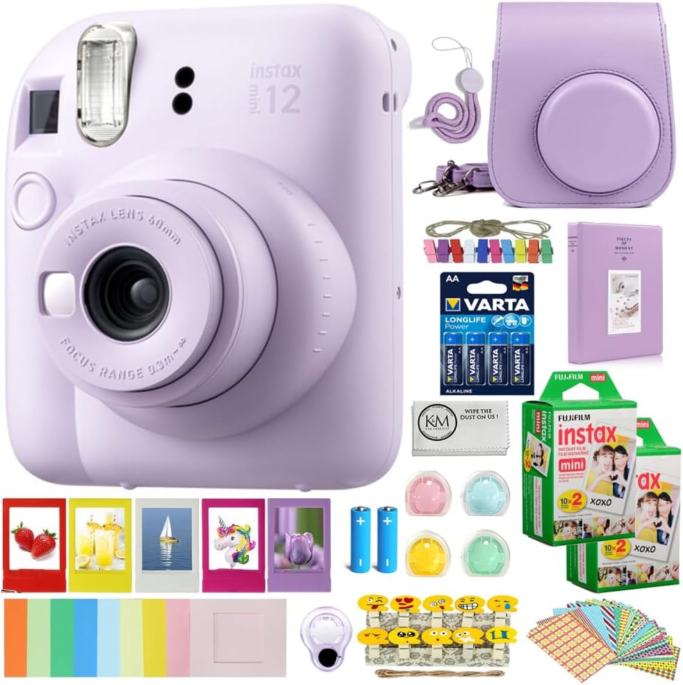 Fujifilm Instax Mini 12 Instant Camera - Pastel Blue