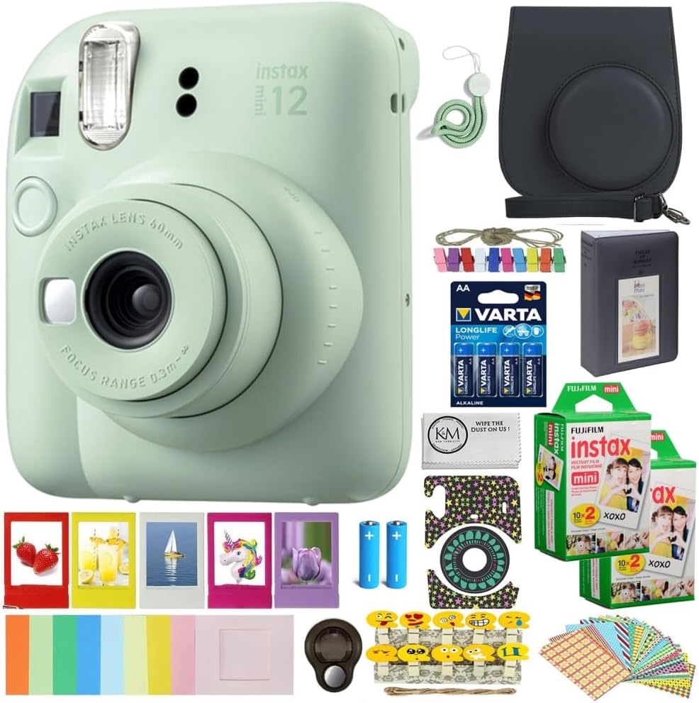 Fujifilm Instax Mini 12 Instant Camera - Pastel Blue