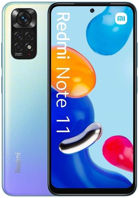 Xiaomi Redmi Note 11 - Smartphone 128GB, 4GB RAM, Dual Sim, Star Blue