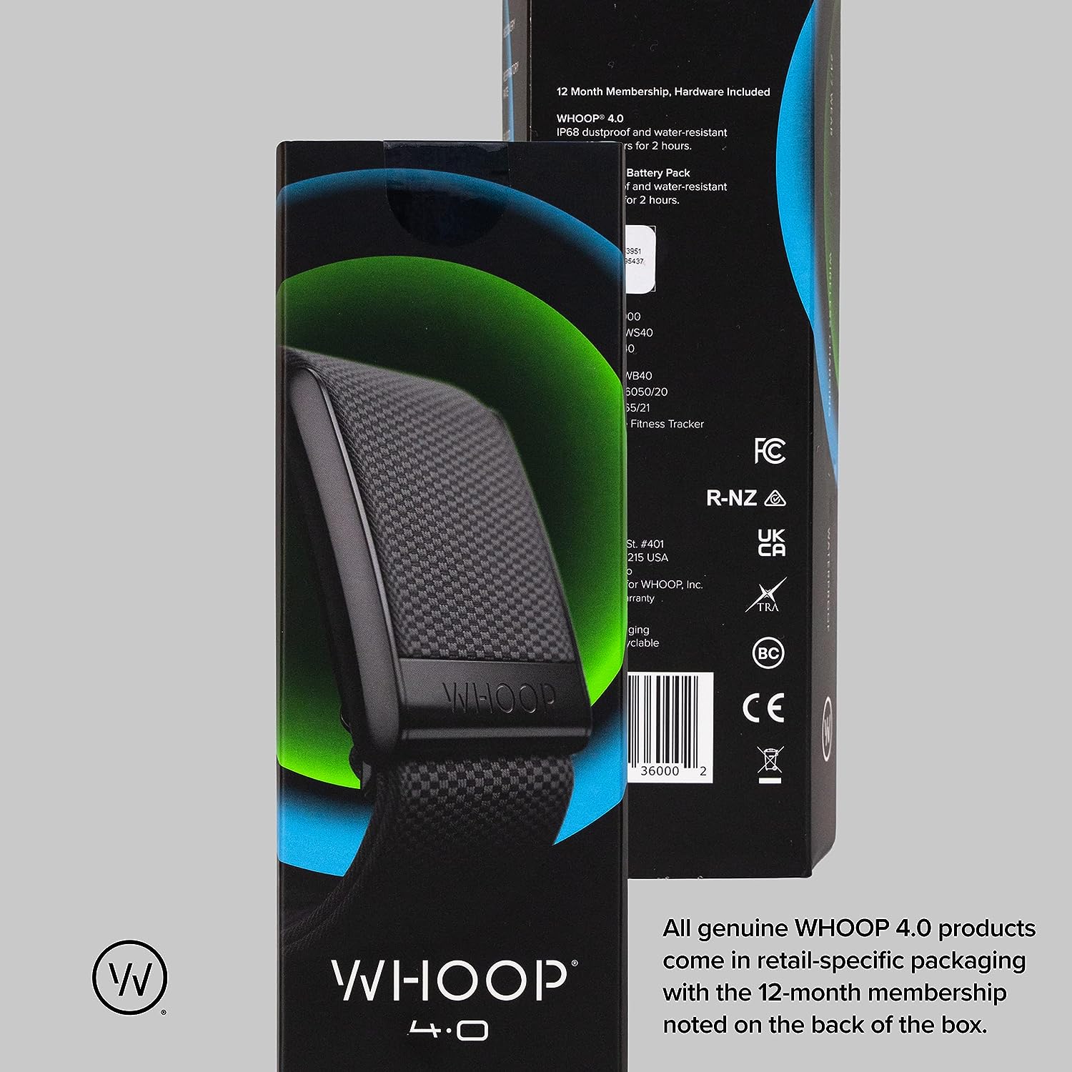 WHOOP 4.0 with 12 Month Subscription – Wearable Health, Fitness & Activity Tracker – Continuous Monitoring, Performance Optimization, Heart Rate Tracking – Improve Sleep, Strain, Recovery, Wellness