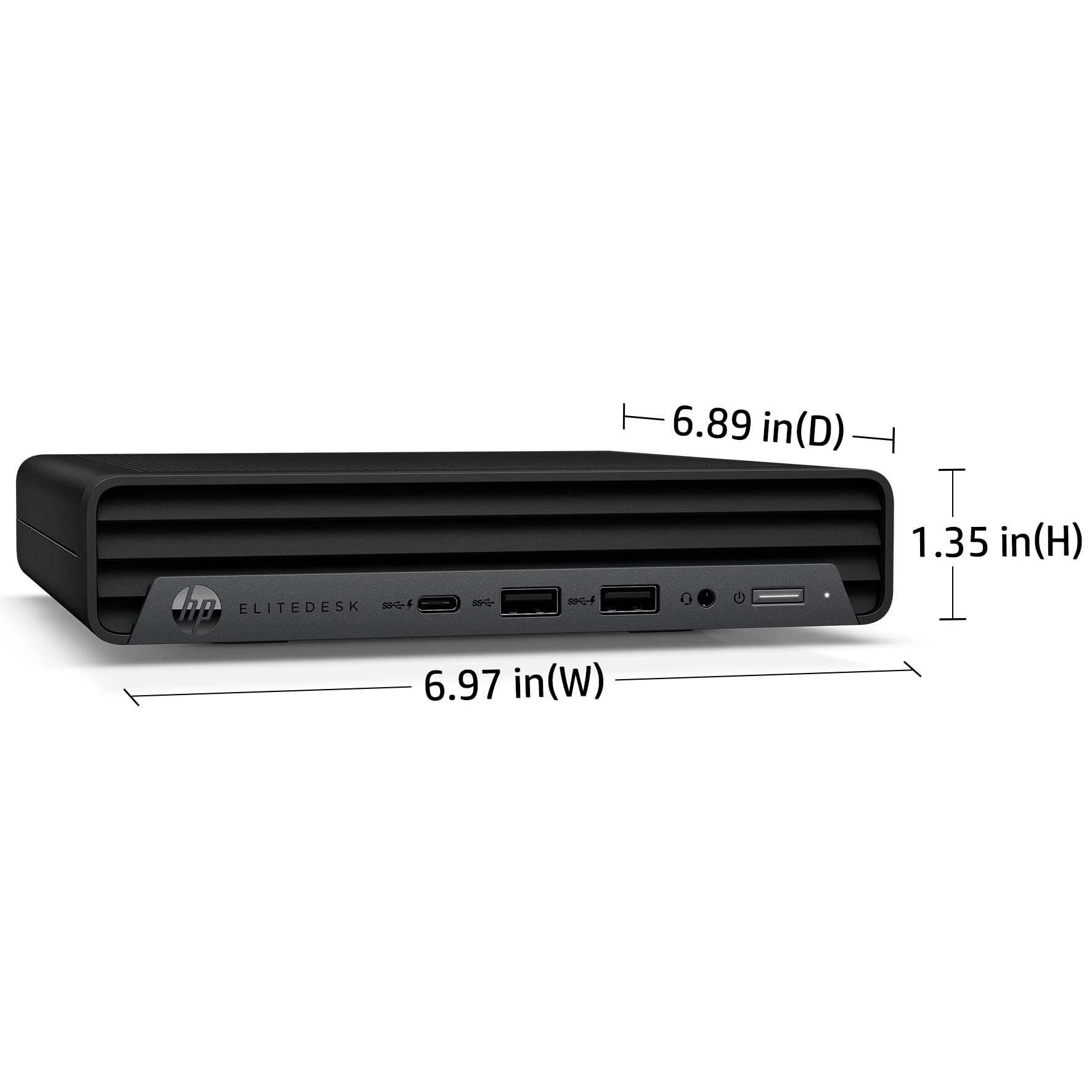 HP EliteDesk 800 G6 Business Mini PC Desktop Computer, Intel Hexa-Core i5-10400 (Beat i7-8700), 32GB DDR4 RAM, 1TB PCIe SSD, WiFi, Bluetooth, Type-C, Keyboard & Mouse, Windows 11 Pro, Tilsiy Cable