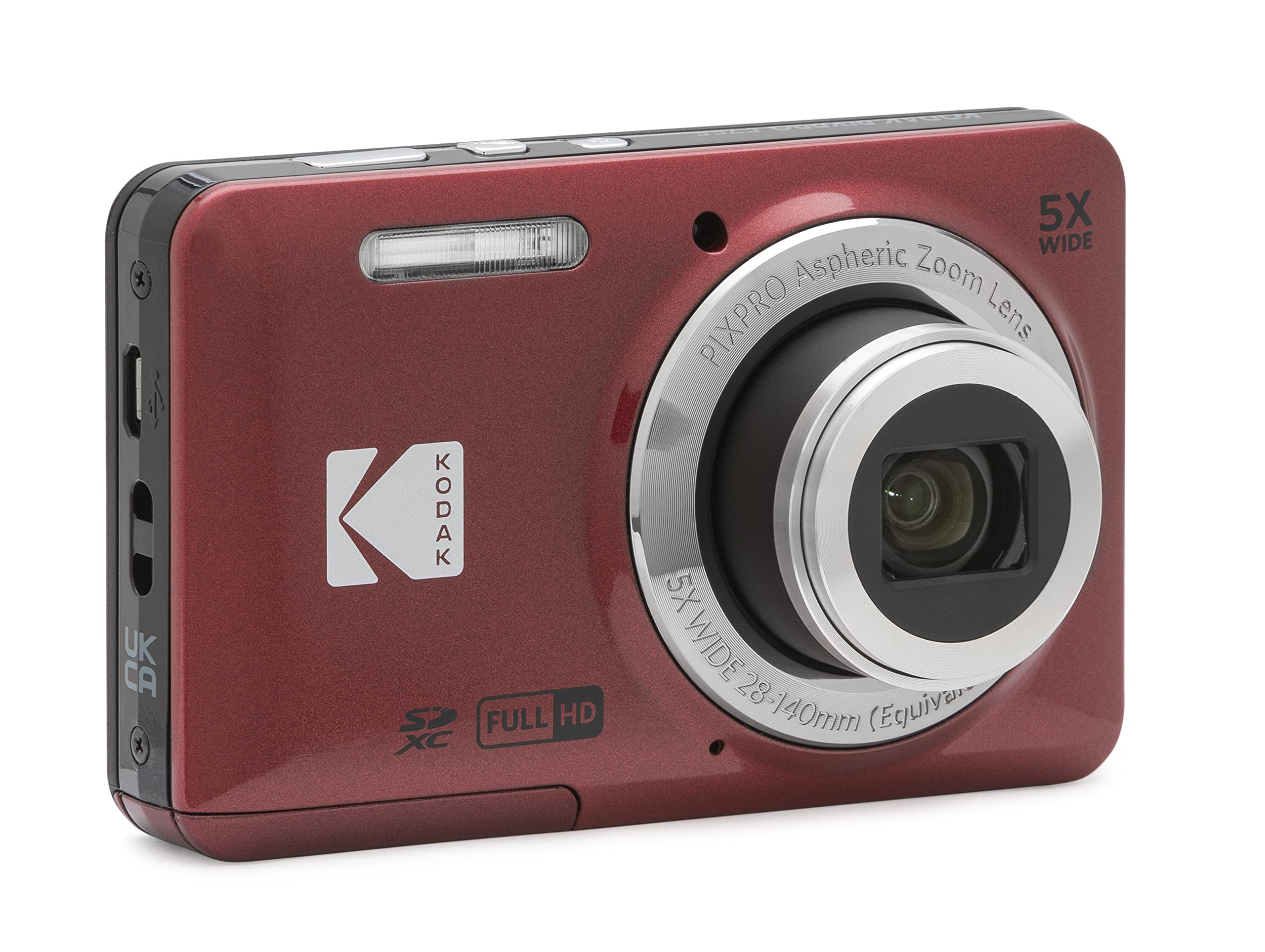 KODAK PIXPRO FZ55-BL 16MP Digital Camera 5X Optical Zoom 28mm Wide Angle 1080P Full HD Video 2.7