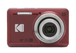 KODAK PIXPRO FZ55-BL 16MP Digital Camera 5X Optical Zoom 28mm Wide Angle 1080P Full HD Video 2.7″ LCD Vlogging Camera (Blue)