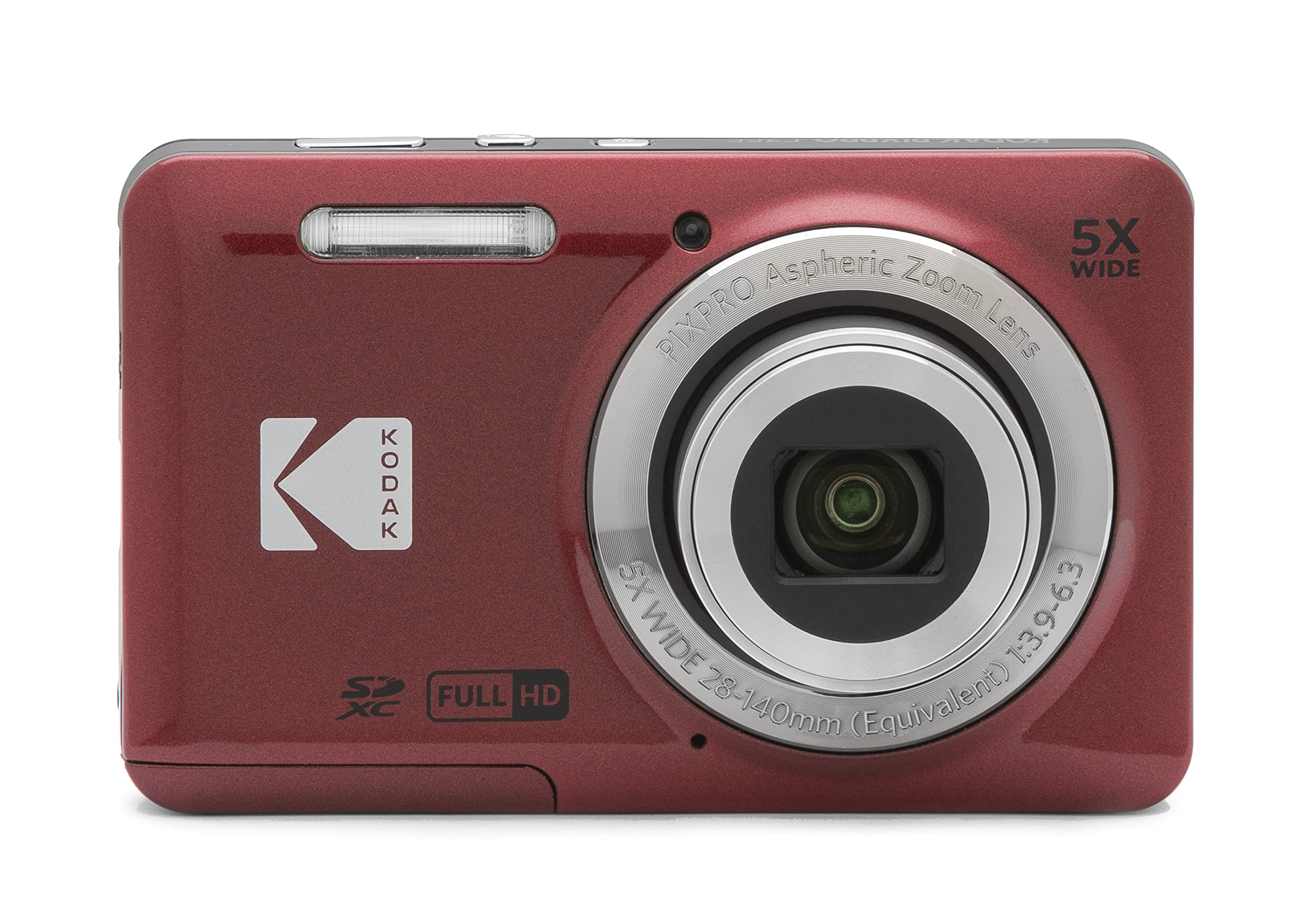 KODAK PIXPRO FZ55-BL 16MP Digital Camera 5X Optical Zoom 28mm Wide Angle 1080P Full HD Video 2.7