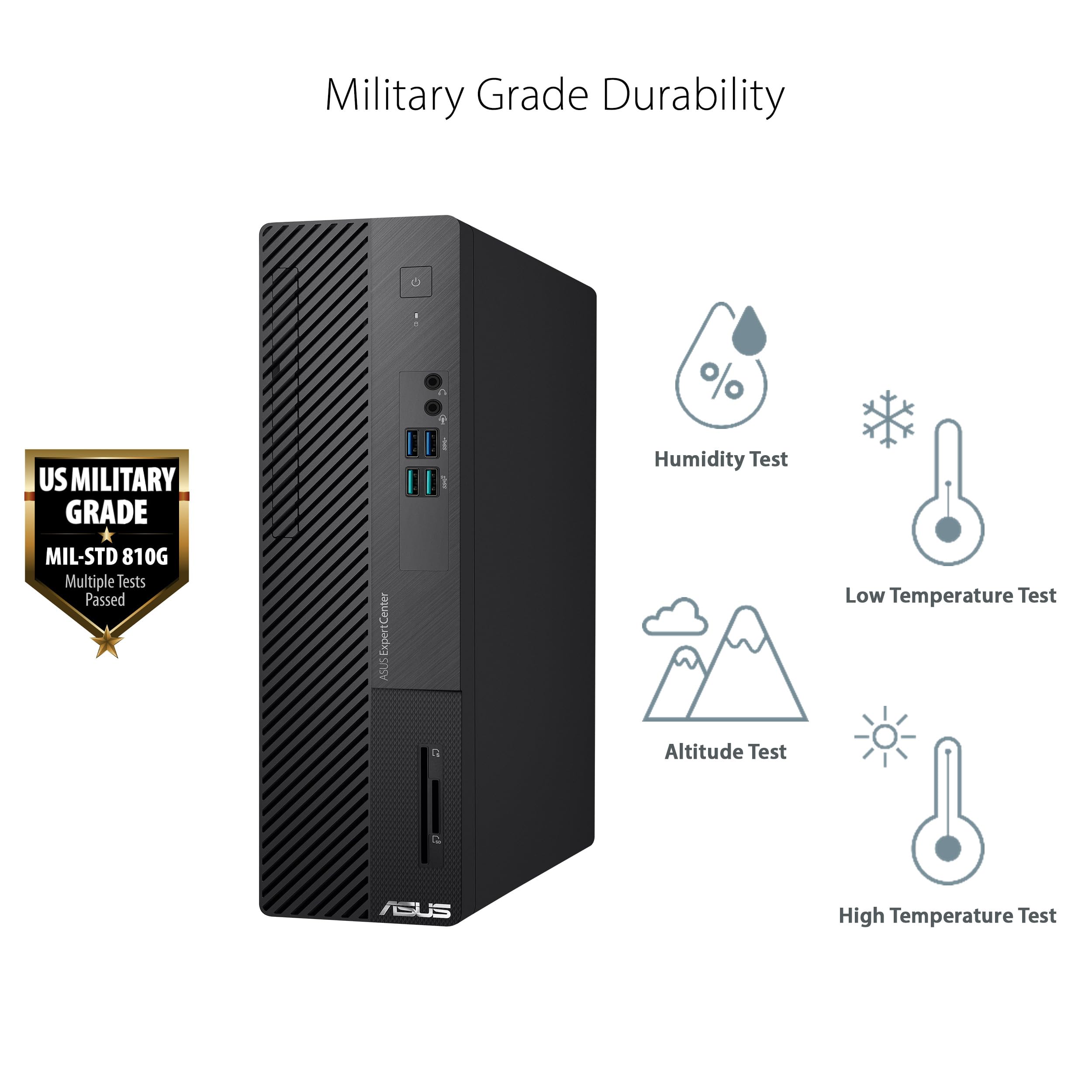 ASUS ExpertCenter D5 Small Form Factor Desktop PC, Intel Core i7-13700, 16GB DDR4 RAM, 1TB PCIe SSD, Windows 11 Pro, Black, D500SE-AH704