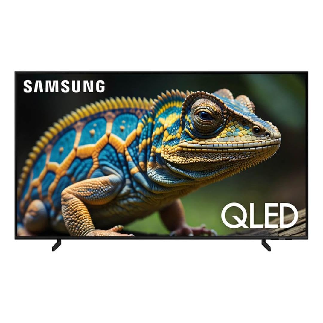 SAMSUNG 32-Inch Class QLED 4K Q60D Series Quantum HDR Smart TV w/Object Tracking Sound Lite, Motion Xcelerator, Slim Design, Gaming Hub, Alexa Built-in (QN32Q60D, 2024 Model)