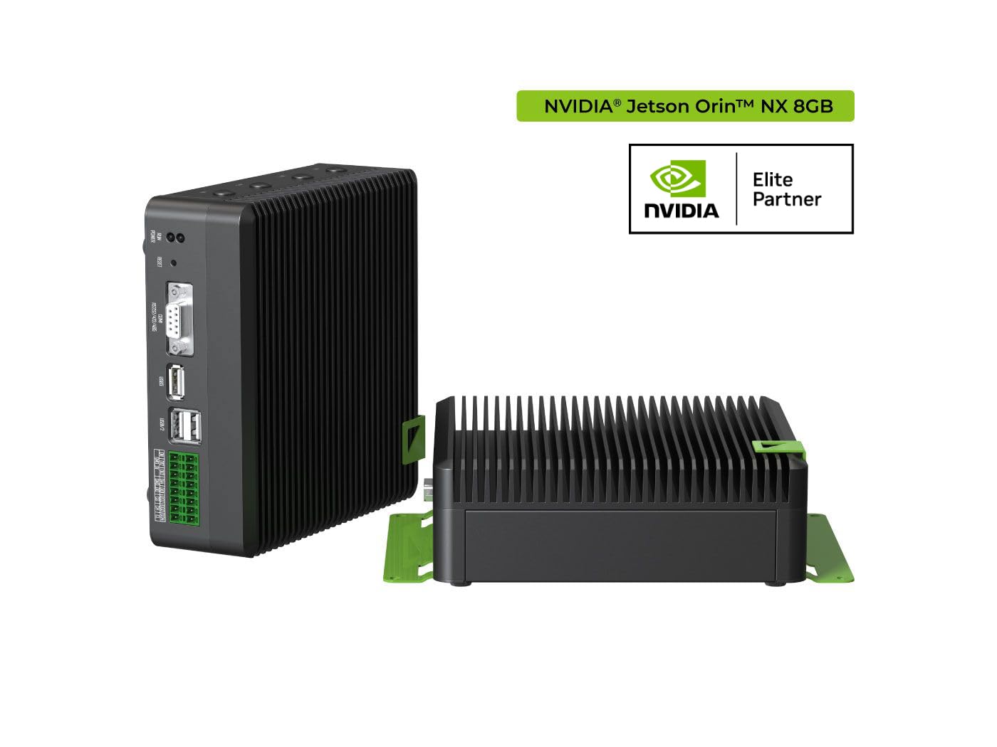 seeed studio reComputer Industrial J4012- Fanless Edge AI Device with Jetson Orin NX 16GB, 4xUSB 3.2, M.2 Key E & Key M Slot, Pre-Installed Jetpack System with NVIDIA Jetpack on 128GB NVMe SSD