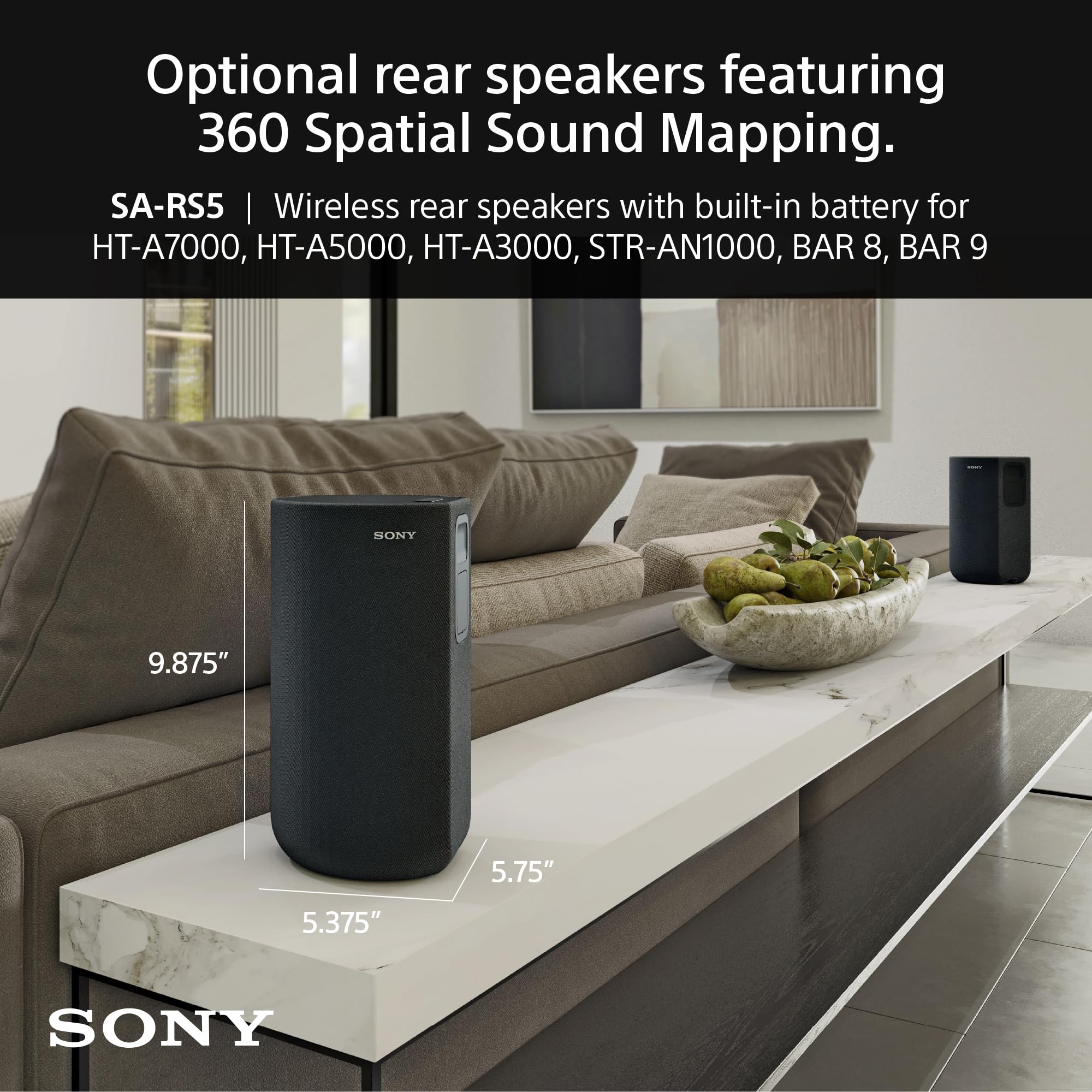 Sony BRAVIA Theater Quad Home Theater System, Surround Sound Systems with 16 Speakers, Supports Dolby Atmos, DTS:X, and IMAX Enhanced, Home Theater Sound System (HT-A9M2)