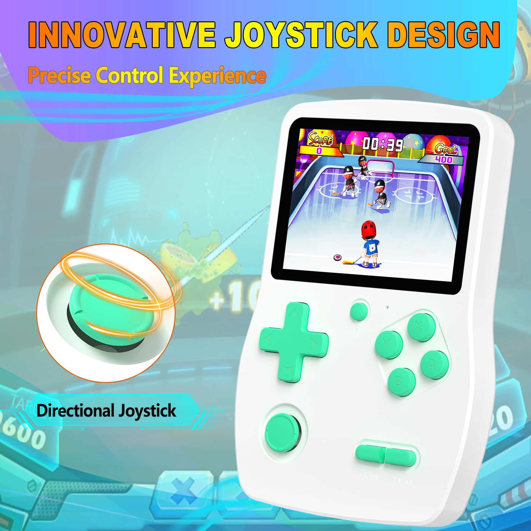 32 Bit Handheld Games for Kids Preloaded 139 Video Games, Portable Video Gaming Player with 3.0