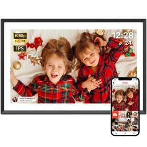 ApoloSign Digital Picture Frame 10.1 inch, Frameo Digital Photo Frame, WiFi Electronic Frame with 32GB Storage, 1280×800 HD IPS Touch Screen, Auto-Rotate, Slideshow, Share Photos/Videos Instantly