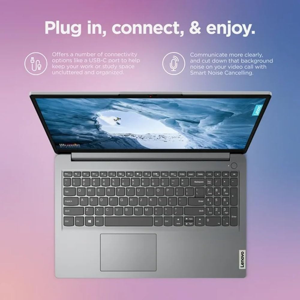 Lenovo IdeaPad 3i Chromebook, 15.6” FHD Display, Intel Celeron N4500, 8GB RAM, 64GB eMMC, 1920x1080 px, 720p Camera, Chrome OS, Abyss Blue