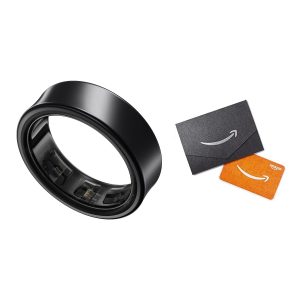 Samsung Galaxy Ring, AI Smart Ring, Size First w/Sizing Kit, No App Subscription, Fitness Monitor, Sleep Tracker, Up to 7-Day Battery, Size 8, Titanium Black [US Version, 1Yr Manufacturer Warranty]