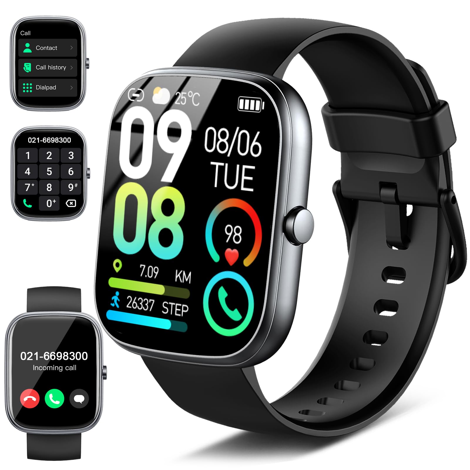 Smart Watch for Men Women, 1.91