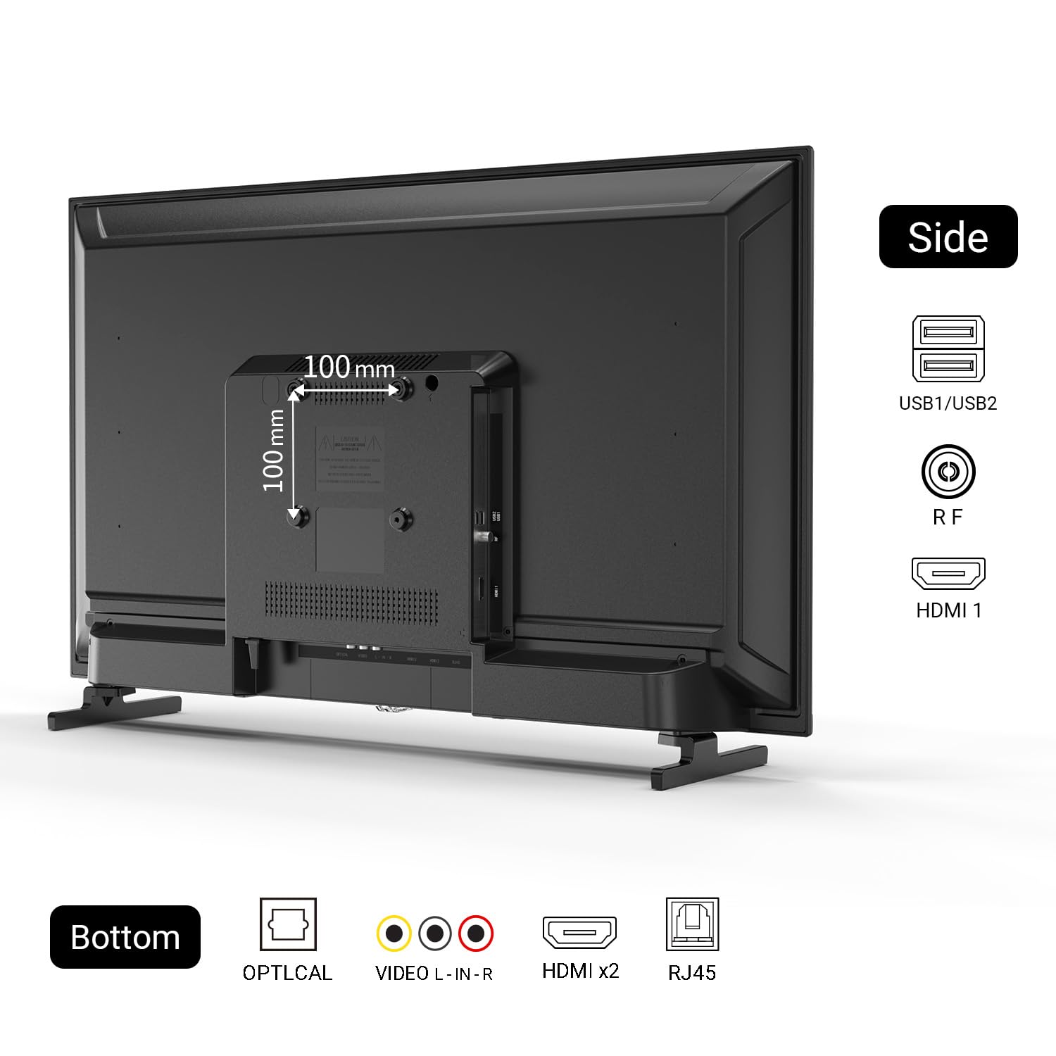 32 Inch Smart Full HD TV Tizen 1080P FHD Slim Design TV, Dolby Audio, Voice Remote, Stream Live TV(2025 Model)