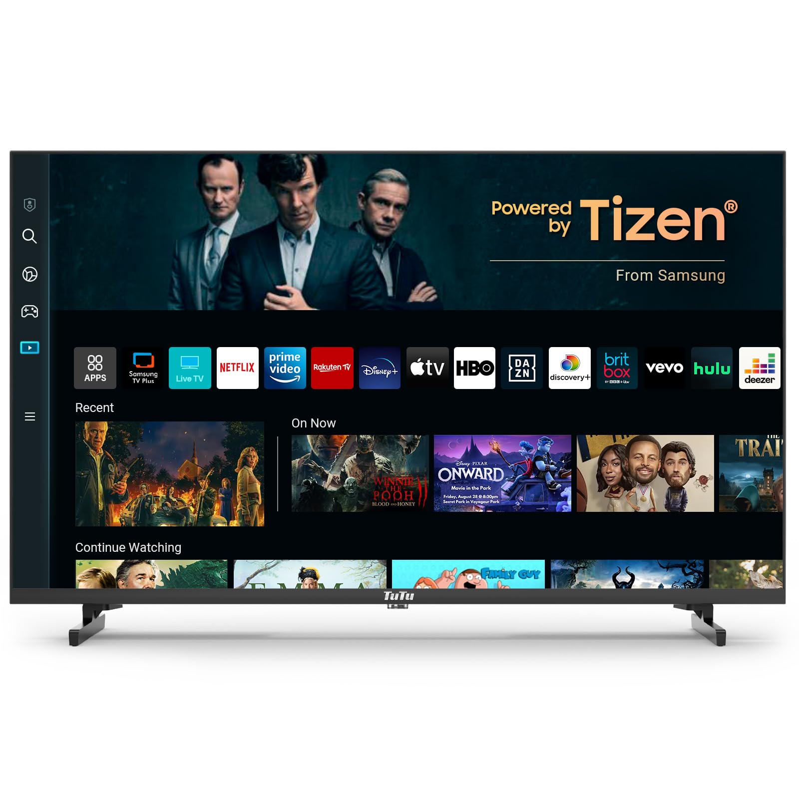 32 Inch Smart Full HD TV Tizen 1080P FHD Slim Design TV, Dolby Audio, Voice Remote, Stream Live TV(2025 Model)