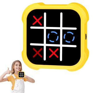 Electronic Tic Tac Toe Game – Electronic Puzzles Portable Handheld Games, 3-in-1 Tic Tac Toe Bolt Game Travel Tic Tac Toys for Educational Memory Growth, Infinite Tic-Tac-Toe Board Games for Ages 3+