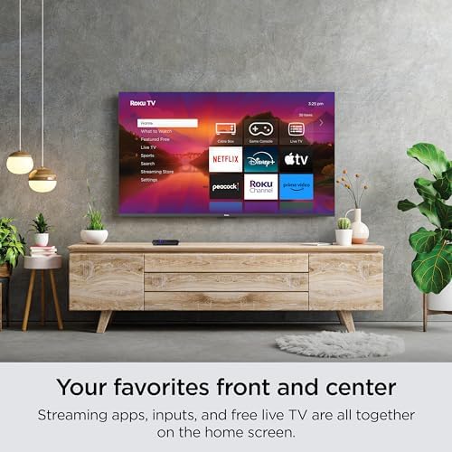 Roku Smart TV – 50-Inch Select Series 4K HDR RokuTV with Roku Enhanced Voice Remote, Brilliant 4K Picture, Automatic Brightness, & Seamless Streaming – Live Local News, Sports, Family Entertainment