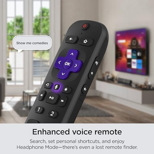 Roku Smart TV – 50-Inch Select Series 4K HDR RokuTV with Roku Enhanced Voice Remote, Brilliant 4K Picture, Automatic Brightness, & Seamless Streaming – Live Local News, Sports, Family Entertainment