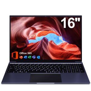 BTDD 16 inch Laptop, 12GB RAM 256GB Storage Laptop Computer, 5305U Processor, 1920×1200 IPS FHD Display, WiFi, Bluetooth, Webcam, Type-C, 38Wh Battery