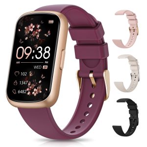 Fitness Tracker, Fitness Tracker Watches for Women with Heart Rate/Blood Oxygen/Sleep Monitor, 20+ Sports Modes Smart Watches for Women/Men, Activity & Step Tracker Smart Watch for Android/iOS Phones