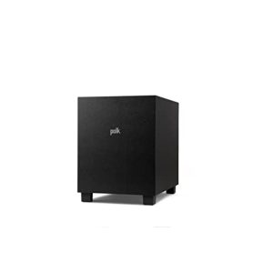 Polk Audio PSW10 10″ Powered Subwoofer – Power Port Technology, Up to 100 Watts, Big Bass in Compact Design, Easy Setup with Home Theater Systems, Timbre-Matched with Monitor & T-Series Polk Speakers