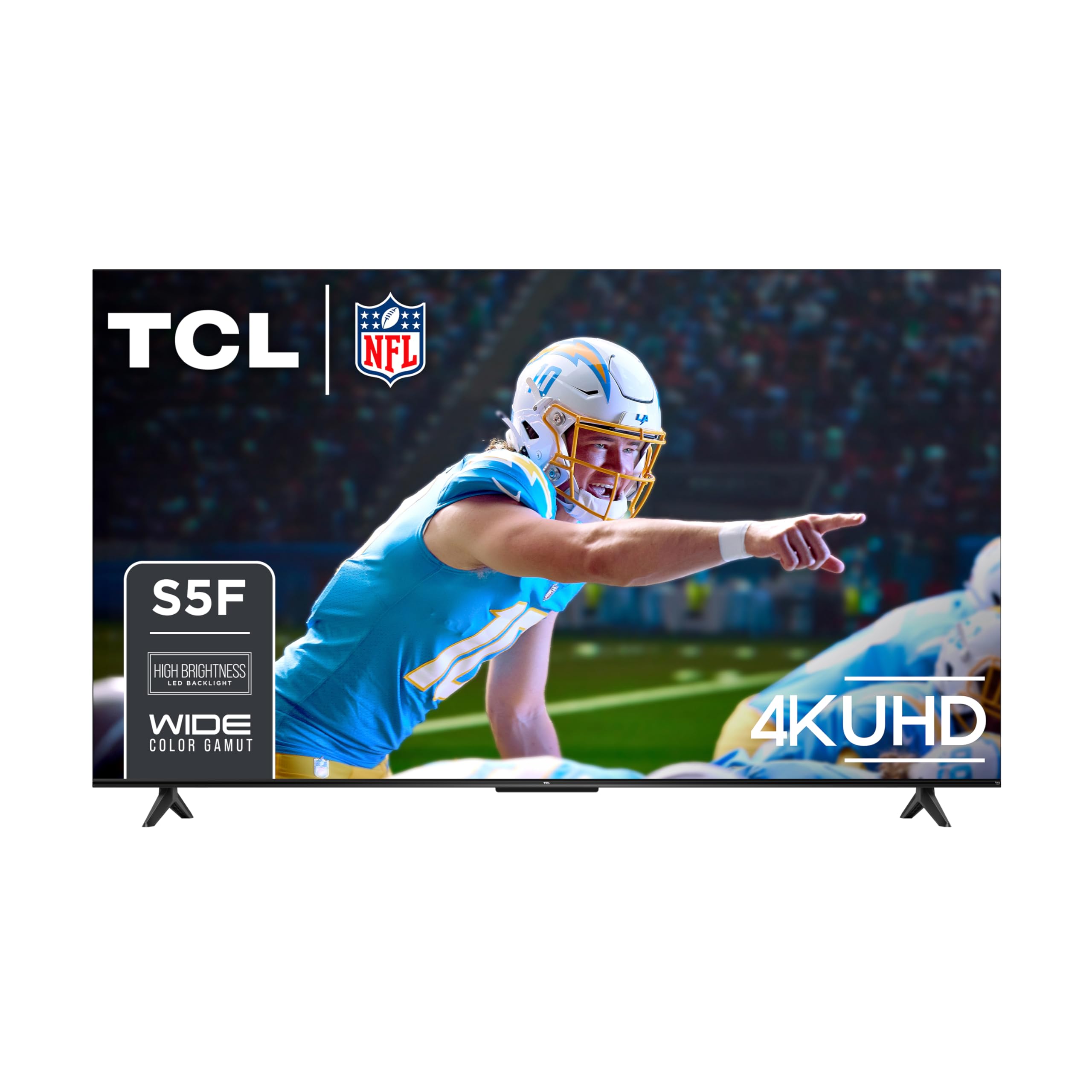 TCL 75-Inch Class S5 UHD 4K LED Smart TV with Fire TV (75S551F, 2024 Model), Dolby Vision, HDR PRO+, Dolby Atmos, Alexa Built-in with Voice Remote, Apple AirPlay 2 Compatibility, Streaming Television